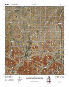 San Martine Texas Historical topographic map, 1:24000 scale, 7.5 X 7.5 Minute, Year 2010