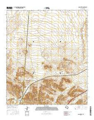 San Martine Texas Current topographic map, 1:24000 scale, 7.5 X 7.5 Minute, Year 2016