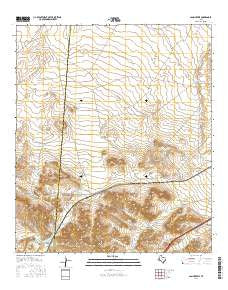 San Martine Texas Current topographic map, 1:24000 scale, 7.5 X 7.5 Minute, Year 2016