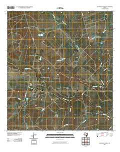 San Miguel Ranch Texas Historical topographic map, 1:24000 scale, 7.5 X 7.5 Minute, Year 2010