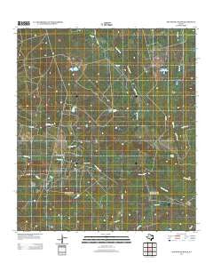 San Miguel Ranch Texas Historical topographic map, 1:24000 scale, 7.5 X 7.5 Minute, Year 2013