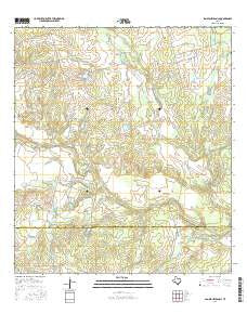 San Miguel Ranch Texas Current topographic map, 1:24000 scale, 7.5 X 7.5 Minute, Year 2016