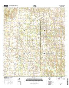 San Pablo Texas Current topographic map, 1:24000 scale, 7.5 X 7.5 Minute, Year 2016