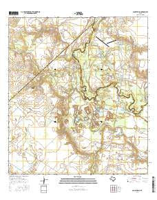 San Patricio Texas Current topographic map, 1:24000 scale, 7.5 X 7.5 Minute, Year 2016