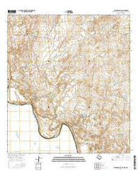 San Pedro Hill Texas Current topographic map, 1:24000 scale, 7.5 X 7.5 Minute, Year 2016