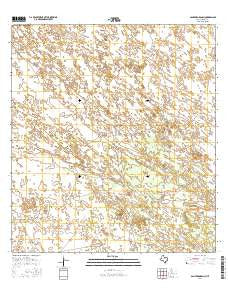 San Pedro Ranch Texas Current topographic map, 1:24000 scale, 7.5 X 7.5 Minute, Year 2016