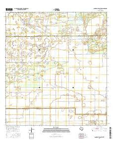 San Perlita North Texas Current topographic map, 1:24000 scale, 7.5 X 7.5 Minute, Year 2016