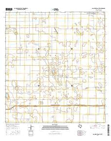 San Perlita South Texas Current topographic map, 1:24000 scale, 7.5 X 7.5 Minute, Year 2016