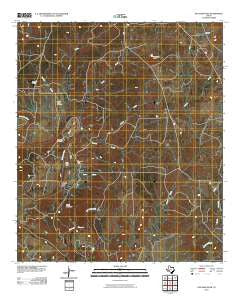 San Saba Peak Texas Historical topographic map, 1:24000 scale, 7.5 X 7.5 Minute, Year 2010