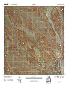 San Vicente Texas Historical topographic map, 1:24000 scale, 7.5 X 7.5 Minute, Year 2010