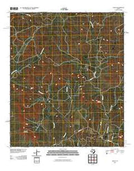 Sanco Texas Historical topographic map, 1:24000 scale, 7.5 X 7.5 Minute, Year 2010
