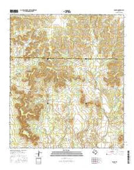 Sanco Texas Current topographic map, 1:24000 scale, 7.5 X 7.5 Minute, Year 2016