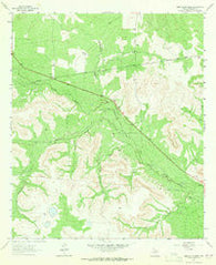 Sand Bluff Draw Texas Historical topographic map, 1:24000 scale, 7.5 X 7.5 Minute, Year 1963