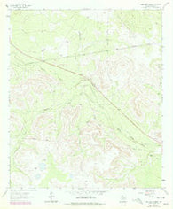 Sand Bluff Draw Texas Historical topographic map, 1:24000 scale, 7.5 X 7.5 Minute, Year 1963