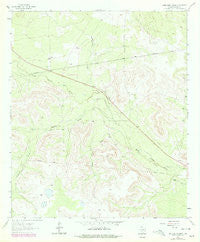 Sand Bluff Draw Texas Historical topographic map, 1:24000 scale, 7.5 X 7.5 Minute, Year 1963
