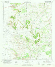 Sand Creek Texas Historical topographic map, 1:24000 scale, 7.5 X 7.5 Minute, Year 1970