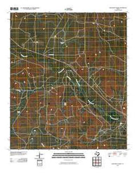 Sand Bluff Draw Texas Historical topographic map, 1:24000 scale, 7.5 X 7.5 Minute, Year 2010