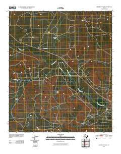 Sand Bluff Draw Texas Historical topographic map, 1:24000 scale, 7.5 X 7.5 Minute, Year 2010