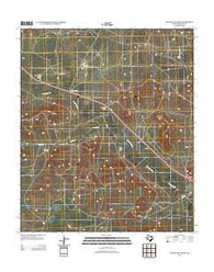 Sand Bluff Draw Texas Historical topographic map, 1:24000 scale, 7.5 X 7.5 Minute, Year 2012