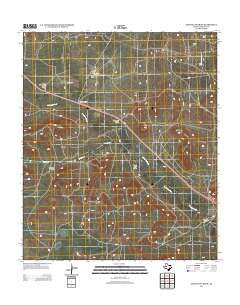 Sand Bluff Draw Texas Historical topographic map, 1:24000 scale, 7.5 X 7.5 Minute, Year 2012