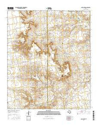 Sand Creek Texas Current topographic map, 1:24000 scale, 7.5 X 7.5 Minute, Year 2016