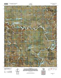 Sand Ridge Texas Historical topographic map, 1:24000 scale, 7.5 X 7.5 Minute, Year 2010