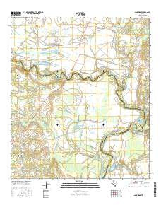 Sand Ridge Texas Current topographic map, 1:24000 scale, 7.5 X 7.5 Minute, Year 2016