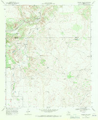 Sanders Hollow Texas Historical topographic map, 1:24000 scale, 7.5 X 7.5 Minute, Year 1968