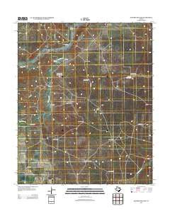 Sanders Hollow Texas Historical topographic map, 1:24000 scale, 7.5 X 7.5 Minute, Year 2012