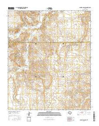 Sanders Hollow Texas Current topographic map, 1:24000 scale, 7.5 X 7.5 Minute, Year 2016