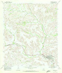 Sanderson Texas Historical topographic map, 1:24000 scale, 7.5 X 7.5 Minute, Year 1969