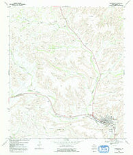 Sanderson Texas Historical topographic map, 1:24000 scale, 7.5 X 7.5 Minute, Year 1969