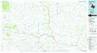 Sanderson Texas Historical topographic map, 1:100000 scale, 30 X 60 Minute, Year 1985