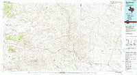 Sanderson Texas Historical topographic map, 1:100000 scale, 30 X 60 Minute, Year 1985