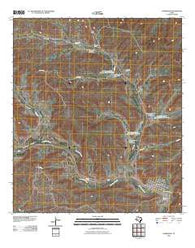 Sanderson Texas Historical topographic map, 1:24000 scale, 7.5 X 7.5 Minute, Year 2010