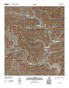 Sanderson Texas Historical topographic map, 1:24000 scale, 7.5 X 7.5 Minute, Year 2010