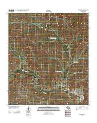 Sanderson Texas Historical topographic map, 1:24000 scale, 7.5 X 7.5 Minute, Year 2012