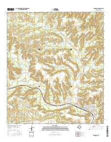 Sanderson Texas Current topographic map, 1:24000 scale, 7.5 X 7.5 Minute, Year 2016