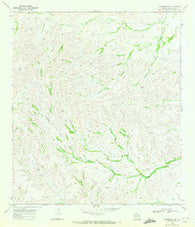 Sanderson NE Texas Historical topographic map, 1:24000 scale, 7.5 X 7.5 Minute, Year 1969