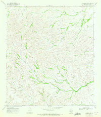 Sanderson NE Texas Historical topographic map, 1:24000 scale, 7.5 X 7.5 Minute, Year 1969