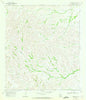 Sanderson NE Texas Historical topographic map, 1:24000 scale, 7.5 X 7.5 Minute, Year 1969