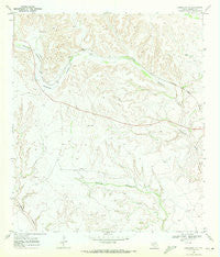 Sanderson SE Texas Historical topographic map, 1:24000 scale, 7.5 X 7.5 Minute, Year 1969