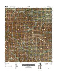 Sanderson NE Texas Historical topographic map, 1:24000 scale, 7.5 X 7.5 Minute, Year 2012