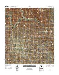 Sanderson SE Texas Historical topographic map, 1:24000 scale, 7.5 X 7.5 Minute, Year 2012