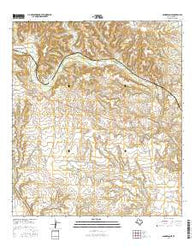 Sanderson SE Texas Current topographic map, 1:24000 scale, 7.5 X 7.5 Minute, Year 2016