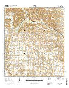 Sanderson SE Texas Current topographic map, 1:24000 scale, 7.5 X 7.5 Minute, Year 2016