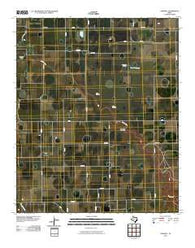 Sandhill Texas Historical topographic map, 1:24000 scale, 7.5 X 7.5 Minute, Year 2010