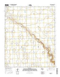 Sandhill Texas Current topographic map, 1:24000 scale, 7.5 X 7.5 Minute, Year 2016