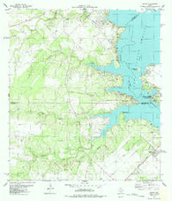 Sandia Texas Historical topographic map, 1:24000 scale, 7.5 X 7.5 Minute, Year 1979
