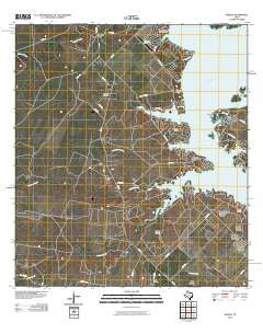 Sandia Texas Historical topographic map, 1:24000 scale, 7.5 X 7.5 Minute, Year 2010